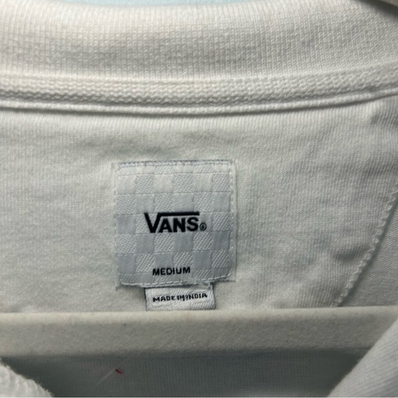 Vans White & Purple Quarter Zip Long-sleeve Pullover Size Medium - Picture 4 of 7